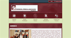 Desktop Screenshot of ferreiro-perez.com